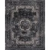 Angora Anthracite 8 ft. x 10 ft. Medallion Area Rug by Home Decorators Collection