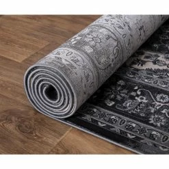 Angora Anthracite 8 ft. x 10 ft. Medallion Area Rug by Home Decorators Collection -Home Decoration Sales 2024 anthracite home decorators collection area rugs 27337 fa 1000
