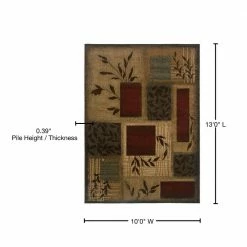 Veneer Beige/Multi 10 ft. x 13 ft. Area Rug by Home Decorators Collection -Home Decoration Sales 2024 beige home decorators collection area rugs 0386640420 76 1000