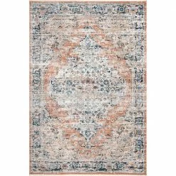 Piper Shaded Snowflakes Beige 8 ft. x 10 ft. Area Rug by Home Decorators Collection