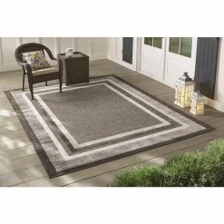Eternity Black 8 ft. x 10 ft. Indoor/Outdoor Area Rug by Home Decorators Collection -Home Decoration Sales 2024 black home decorators collection outdoor rugs 19447 77 1000
