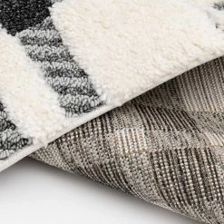 Newburry Black and White 2 ft. x 7 ft. Menswear Polypropylene Area Rug by Home Decorators Collection -Home Decoration Sales 2024 black white home decorators collection area rugs 5650 290 13hdc 1d 1000