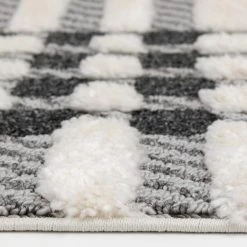 Shag Black and White 5 ft. x 7 ft. Menswear Polypropylene Area Rug by Home Decorators Collection 7 Shag Black and White 5 ft. x 7 ft. Menswear Polypropylene Area Rug by Home Decorators Collection -Home Decoration Sales 2024 black white home decorators collection area rugs 5650 290 51hdb 40 1000