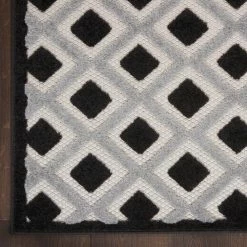 Aloha Black White 10 ft.x 13 ft. Geometric Contemporary Indoor/Outdoor Area Rug by Home Decorators Collection 12 Aloha Black White 10 ft.x 13 ft. Geometric Contemporary Indoor/Outdoor Area Rug by Home Decorators Collection -Home Decoration Sales 2024 black white home decorators collection area rugs 829535 1d 1000