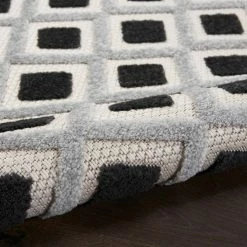 Aloha Black White 10 ft.x 13 ft. Geometric Contemporary Indoor/Outdoor Area Rug by Home Decorators Collection 14 Aloha Black White 10 ft.x 13 ft. Geometric Contemporary Indoor/Outdoor Area Rug by Home Decorators Collection -Home Decoration Sales 2024 black white home decorators collection area rugs 829535 1f 1000
