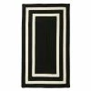 Griffin Border Black/White 3 ft. x 5 ft. Braided Indoor/Outdoor Area Rug by Home Decorators Collection