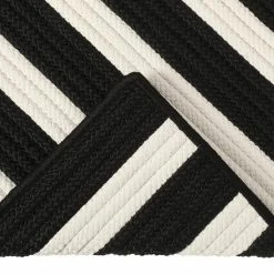 Baxter Black White 5 ft. x 8 ft. Braided Indoor/Outdoor Area Rug by Home Decorators Collection -Home Decoration Sales 2024 black white home decorators collection outdoor rugs tr89r060x096s a0 1000