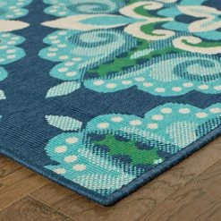 Bayview Blue/Aqua 5 ft 3 in x 7 ft 6 in Outdoor Area Rug by Home Decorators Collection -Home Decoration Sales 2024 blue aqua home decorators collection outdoor rugs 9526220310 1d 1000