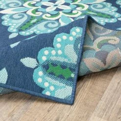 Bayview Blue/Aqua 5 ft 3 in x 7 ft 6 in Outdoor Area Rug by Home Decorators Collection -Home Decoration Sales 2024 blue aqua home decorators collection outdoor rugs 9526220310 c3 1000