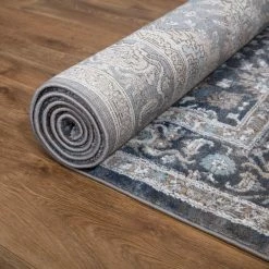 Dahliya Blue 5 ft. Round Area Rug by Home Decorators Collection -Home Decoration Sales 2024 blue home decorators collection area rugs 82660 fa 1000