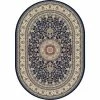 Nicholson Blue/Ivory 7 ft. x 10 ft. Oval Indoor Area Rug by Home Decorators Collection