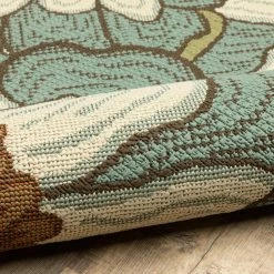 Jubilee Blue White 7 ft. x 10 ft. Indoor/Outdoor Area Rug by Home Decorators Collection -Home Decoration Sales 2024 blue home decorators collection outdoor rugs 0564230310 1f 1000