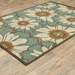 Jubilee Blue White 7 ft. x 10 ft. Indoor/Outdoor Area Rug by Home Decorators Collection -Home Decoration Sales 2024 blue home decorators collection outdoor rugs 0564230310 a0 1000