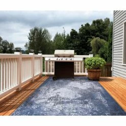 Aurora Blue 8 ft. x 10 ft. Indoor/Outdoor Area Rug by Home Decorators Collection -Home Decoration Sales 2024 blue home decorators collection outdoor rugs 79337 4f 1000