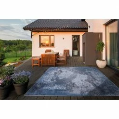 Aurora Blue 8 ft. x 10 ft. Indoor/Outdoor Area Rug by Home Decorators Collection -Home Decoration Sales 2024 blue home decorators collection outdoor rugs 79337 c3 1000