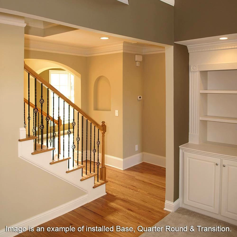 Brasstown Oak 1/2 in. Thick x 1-3/4 in. Wide x 72 in. Length Laminate Multi-Purpose Reducer Molding by Zamma 2 Brasstown Oak 1/2 in. Thick x 1-3/4 in. Wide x 72 in. Length Laminate Multi-Purpose Reducer Molding by Zamma - Image 2