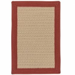 Beverly Brick 5 ft. x 7 ft. Braided Indoor/Outdoor Area Rug by Home Decorators Collection