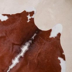 Natural Cowhide Brown and White 5 ft. x 7 ft. Animal Shape Area Rug by Home Decorators Collection -Home Decoration Sales 2024 brown and white home decorators collection area rugs v301000001brwh 1d 1000