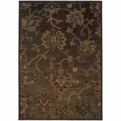 Promise Brown 5 ft. x 8 ft. Area Rug by Home Decorators Collection