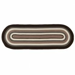 Frontier 2 ft. x 10 ft. Brown Braided Runner Rug by Home Decorators Collection