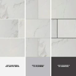 Carrara 12 in. x 24 in. Polished Porcelain Stone Look Floor and Wall Tile (16 sq. ft./Case) by Home Decorators Collection -Home Decoration Sales 2024 carrara home decorators collection porcelain tile nhdcarr1224p 1d 1000