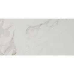 Carrara 12 in. x 24 in. Polished Porcelain Stone Look Floor and Wall Tile (16 sq. ft./Case) by Home Decorators Collection -Home Decoration Sales 2024 carrara home decorators collection porcelain tile nhdcarr1224p 1f 1000