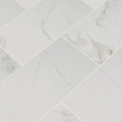 Carrara 12 in. x 24 in. Polished Porcelain Stone Look Floor and Wall Tile (16 sq. ft./Case) by Home Decorators Collection -Home Decoration Sales 2024 carrara home decorators collection porcelain tile nhdcarr1224p 44 1000