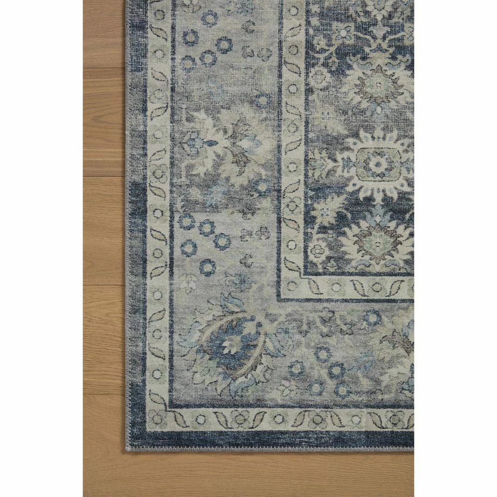 Leesa Charcoal/Grey 7 ft. 6 in. x 9 ft. 6 in. Traditional Polyester Area Rug by Home Decorators Collection 6 Leesa Charcoal/Grey 7 ft. 6 in. x 9 ft. 6 in. Traditional Polyester Area Rug by Home Decorators Collection - Image 6