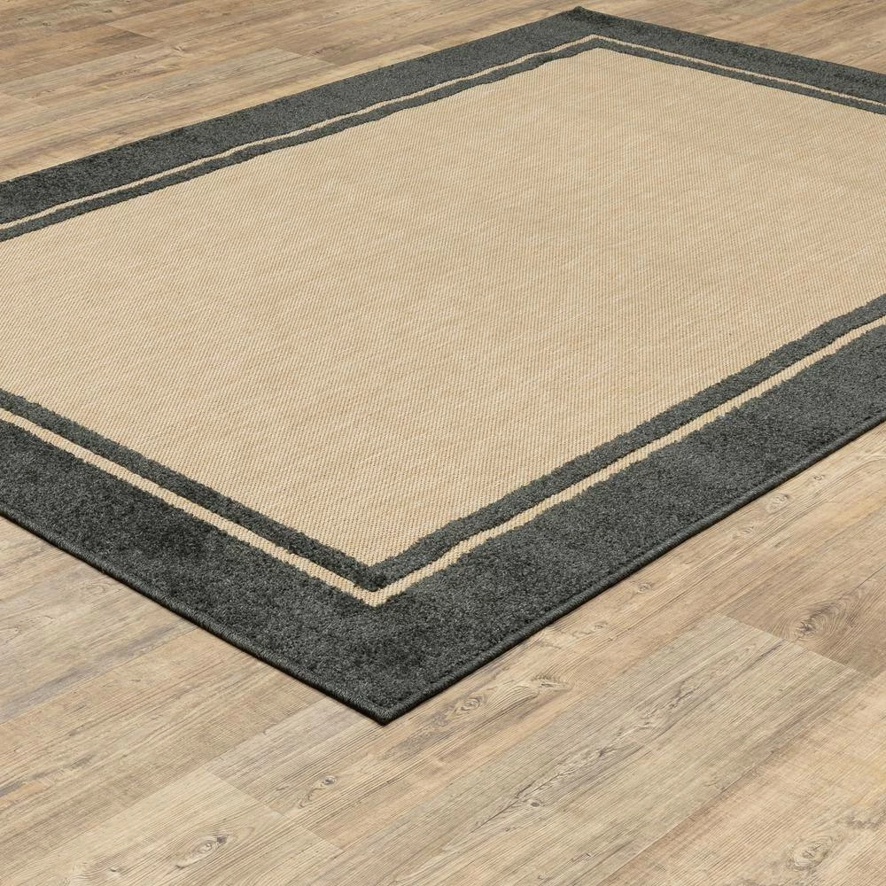 Bondi Charcoal 10 ft. x 13 ft. Outdoor Area Rug by Home Decorators Collection 4 Bondi Charcoal 10 ft. x 13 ft. Outdoor Area Rug by Home Decorators Collection - Image 4