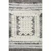 Jerome CHARCOAL / IVORY 3 ft. 11 in. x 5 ft. 7 in. Abstract Polypropylene/Polyester Area Rug by Home Decorators Collection