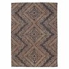 Cypress Charcoal/Rust 5 ft. x 7 ft. Medallion Area Rug by Home Decorators Collection