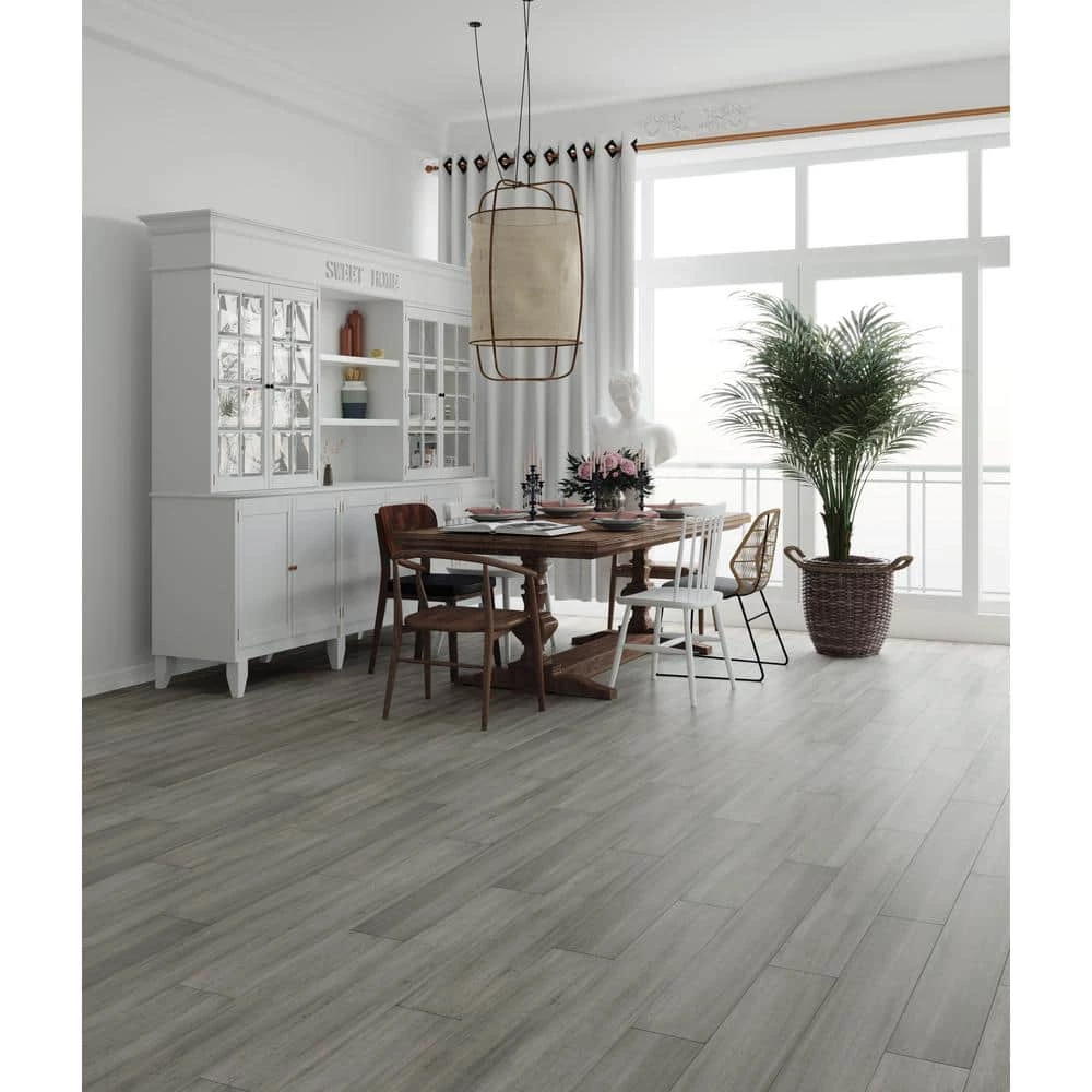 5.125 in. W Cottage Corner Hand Scraped Strand Woven Engineered Click Bamboo Flooring (25.61 sq. ft./case) by Home Decorators Collection - Image 4