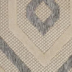 Palamos Cream 2 ft. x 10 ft. Geometric Contemporary Indoor/Outdoor Runner Rug by Home Decorators Collection -Home Decoration Sales 2024 cream home decorators collection area rugs 774217 fa 1000