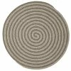 Charmed Dark Gray 5 ft. x 5 ft. Round Braided Area Rug by Home Decorators Collection