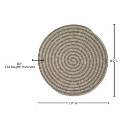 Charmed Dark Gray 5 ft. x 5 ft. Round Braided Area Rug by Home Decorators Collection 6 Charmed Dark Gray 5 ft. x 5 ft. Round Braided Area Rug by Home Decorators Collection -Home Decoration Sales 2024 dark gray home decorators collection area rugs ol43r060x060 76 1000