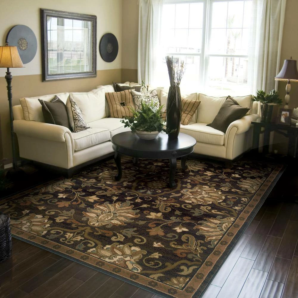 Eastgate Espresso 8 ft. x 11 ft. Area Rug by Home Decorators Collection 2 Eastgate Espresso 8 ft. x 11 ft. Area Rug by Home Decorators Collection - Image 2