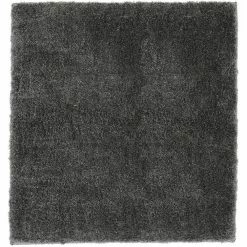 Ethereal Shag Graphite Charcoal 8 ft. x 8 ft. Square Indoor Area Rug by Home Decorators Collection