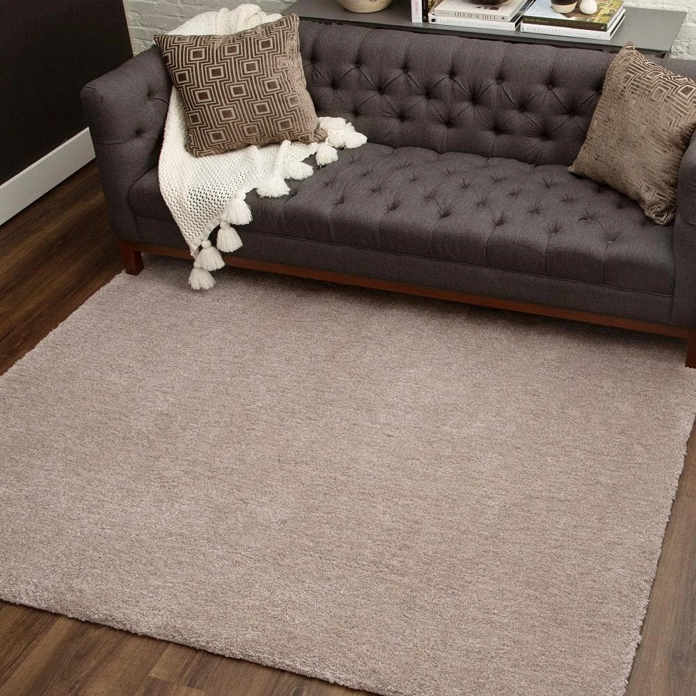 Ethereal Shag Gray 8 ft. x 8 ft. Square Indoor Area Rug by Home Decorators Collection 2 Ethereal Shag Gray 8 ft. x 8 ft. Square Indoor Area Rug by Home Decorators Collection - Image 2