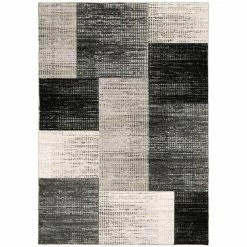 Paramount Gray 7 ft. x 10 ft. Geometric Area Rug by Home Decorators Collection