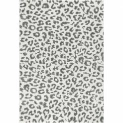 Sebastian Leopard Print Gray 10 ft. x 14 ft. Area Rug by Home Decorators Collection