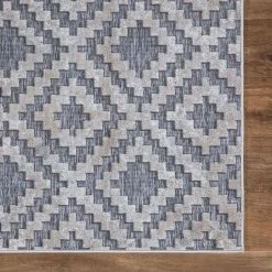 Samba Square Gray 8 ft. x 10 ft. Indoor/Outdoor Area Rug by Home Decorators Collection -Home Decoration Sales 2024 gray home decorators collection outdoor rugs 32467 66 1000