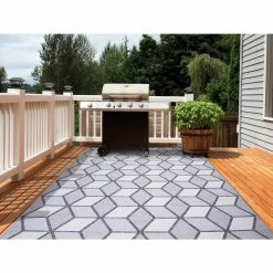 Kaleidoscope Gray 8 ft. x 10 ft. Indoor/Outdoor Area Rug by Home Decorators Collection -Home Decoration Sales 2024 gray home decorators collection outdoor rugs 87167 1f 1000