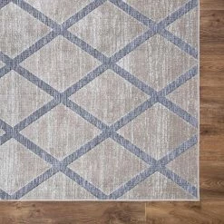 Trellis Gray 8 ft. x 10 ft. Indoor/Outdoor Area Rug by Home Decorators Collection -Home Decoration Sales 2024 gray home decorators collection outdoor rugs 87227 1d 1000