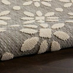 Palamos Grey 5 ft. x 7 ft. Geometric Contemporary Indoor/Outdoor Area Rug by Home Decorators Collection -Home Decoration Sales 2024 grey home decorators collection area rugs 774453 1f 1000