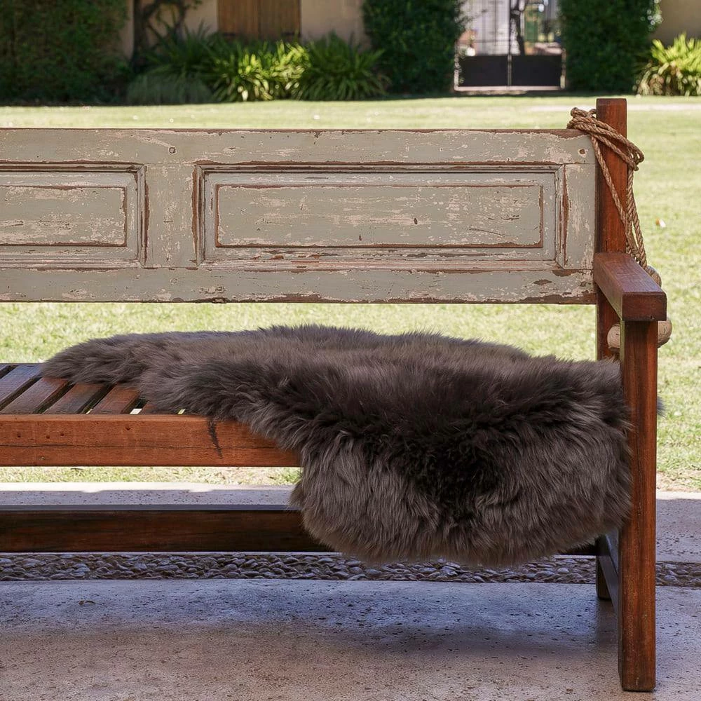 Unshorn Sheepskin Grey 2 ft. x 3 ft. Animal Shape Area Rug by Home Decorators Collection 8 Unshorn Sheepskin Grey 2 ft. x 3 ft. Animal Shape Area Rug by Home Decorators Collection - Image 8