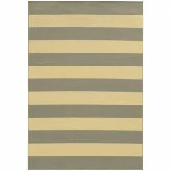 Nantucket Grey 7 ft. x 10 ft. Indoor/Outdoor Area Rug by Home Decorators Collection