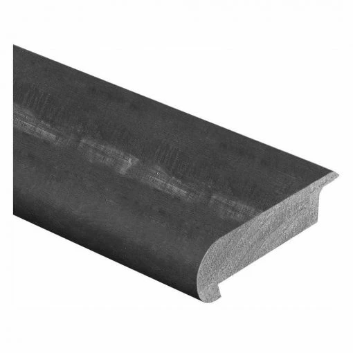 HS Distressed Alvarado Hickory 3/8 in. Thick x 2-3/4 in. Wide x 94 in. Length Hardwood Stair Nose Molding Overlap by Zamma -Home Decoration Sales 2024 hand scraped distressed alvarado hickory zamma wood floor trim 014383052728 64 1000