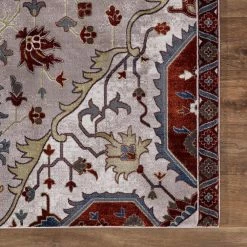 Talya Ivory/Red 8 ft. x 10 ft. Medallion Area Rug by Home Decorators Collection -Home Decoration Sales 2024 ivory red home decorators collection area rugs 54027 44 1000