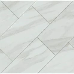 Kolasus White 12 in. x 24 in. Matte Porcelain Floor and Wall Tile (2 sq. ft./Each) by Home Decorators Collection -Home Decoration Sales 2024 kolasus white matte home decorators collection porcelain tile nhdkolwhi1224 c3 1000 1