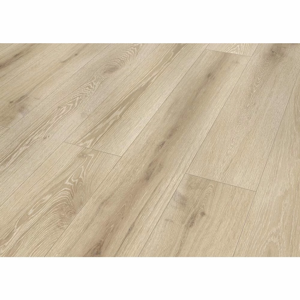 Larkmead Oak 12 mm T x 7.56 in. W Waterproof Laminate Wood Flooring (15.95 sq. ft./Case) by Home Decorators Collection 3 Larkmead Oak 12 mm T x 7.56 in. W Waterproof Laminate Wood Flooring (15.95 sq. ft./Case) by Home Decorators Collection - Image 3